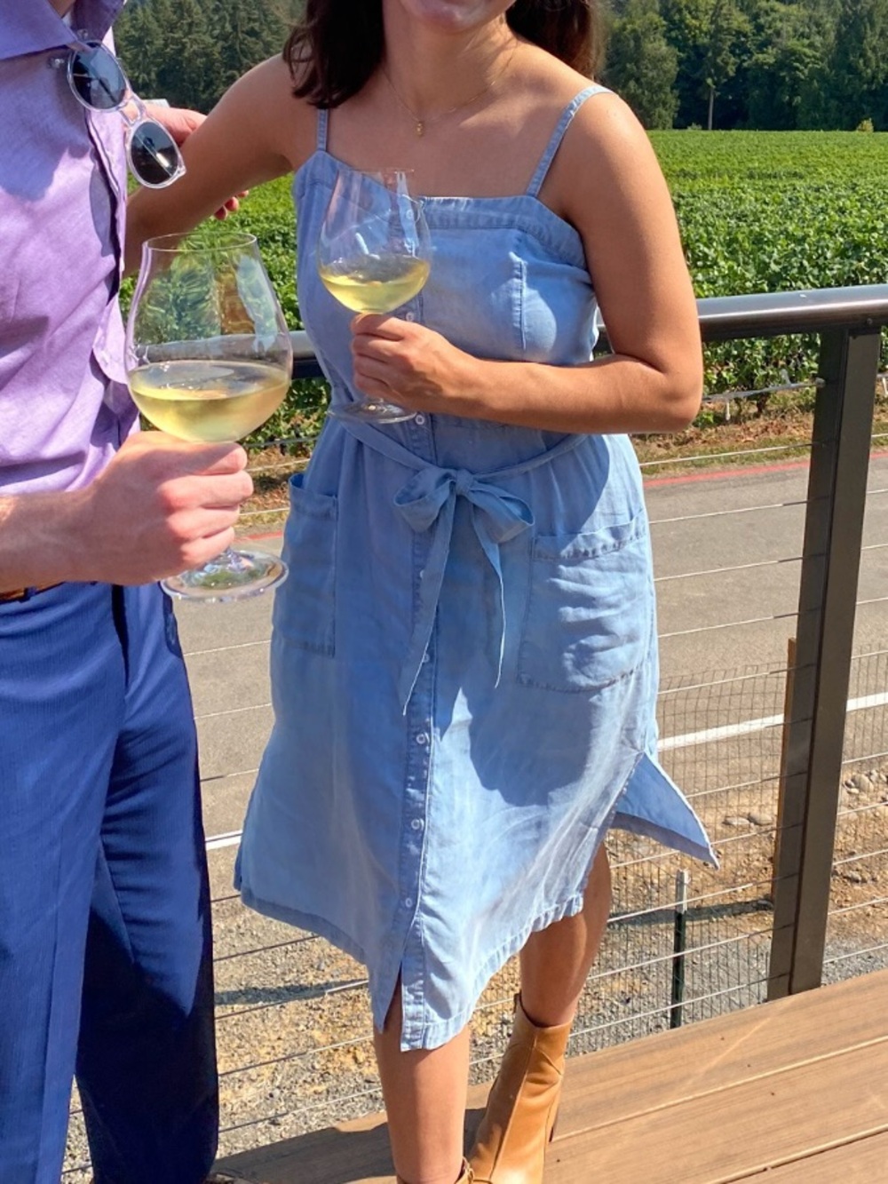 Staccato Light Blue Sundress